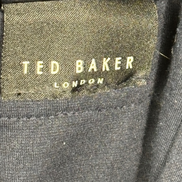 Ted Baker London Men Long Sleeve Shawl Collar Robe Sz L/XL Pockets Belted Lounge - Picture 7 of 13